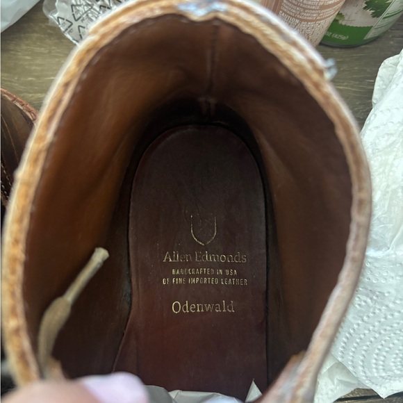 ALLEN EDMONDS Made in USA 'Odenwald' Chukka Boot in Brown Size 8!1/2 D - Picture 10 of 10